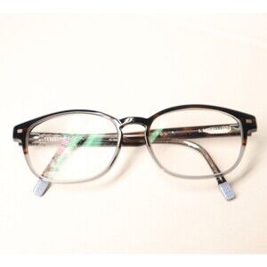 IZOD IZ2064 Unisex Eyeglasses 54-17-145 Full Rim Brown Horn Fade FRAMES ONLY